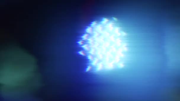 Abstrakcyjne światła Metamorphoses. Stylowy styl Disco kolorowy blask, nakładki. — Wideo stockowe