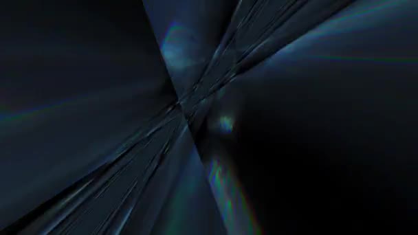 Abstracte dynamische futuristische mode holografische achtergrond. Trippy screensaver. — Stockvideo