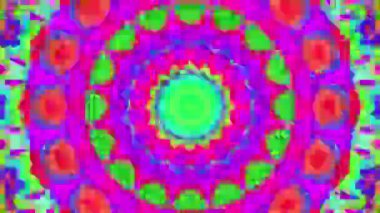 Doymuş soyut dinamik 80s psychedelic parıldayan arka plan. 