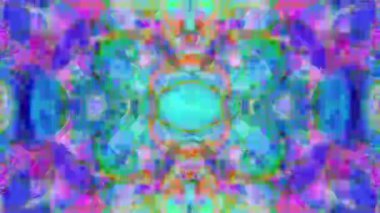 Festival psychedelic ışıltılı arka plan dönüşüm. Yayın kullanımı için.