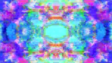 Renkli dinamik bilimkurgu moda holografik arka plan. 