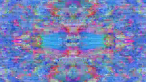 Multicolore dynamique cyberpunk élégant fond holographique. Distorsions légères .