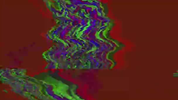 Science-Fiction abstrakte Lichtmetamorphosen. stilvolles buntes Glühen, Überlagerungen. — Stockvideo