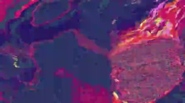 Canlı bokeh cyberpunk moda ışıltılı arka plan. 