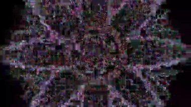 Renkli dinamik fütüristik moda ışıltılı arka plan. 