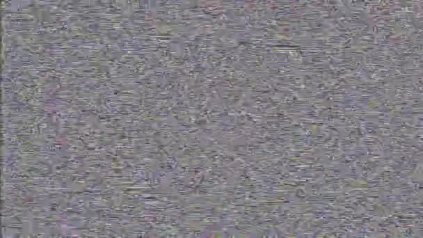 Πολύχρωμα διακοσμητικά Κυβερνοπάνκ ψυχεδελικό λαμπερό φόντο. — Αρχείο Βίντεο