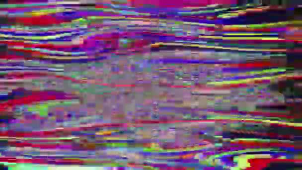 Omvandla geometriskt futuristiska mode Bad Trip bakgrund. — Stockvideo