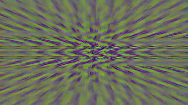 Animation abstraite digitale, lignes holographiques psychédéliques .