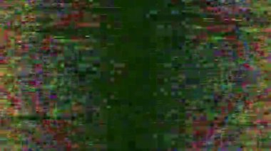 Dönüşüm geometrik cyberpunk trendy ışıltılı arka plan. 