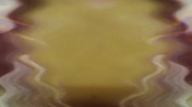 Dijital dinamik siber punk parıltılı aynalı kaleydoskop neon renkleriyle. 