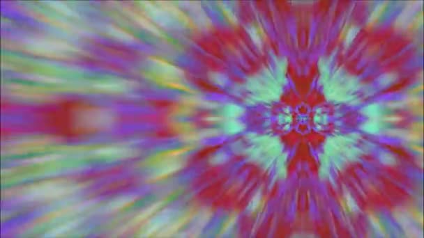 Sci-fi éclaboussures de couleurs surréalistes, distorsions de lumière. superpositions vibrantes élégantes, fuites de lumière . — Video