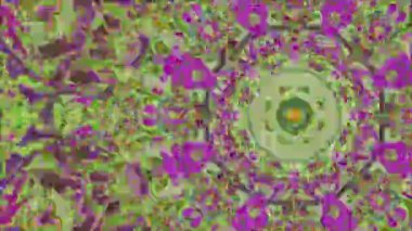 Dijital trend dinamik fütürist holografik kaleydoskop. 