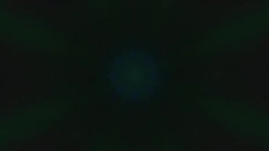 Geometrik kaleydoskop dönüştürülüyor, soyut videolar için çok renkli hareket grafiği. 