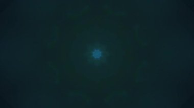 Organik fraktal mandala, kulüp videoları için yanardöner elementler.