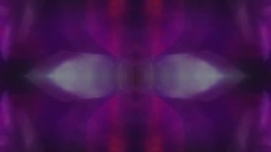 Organik geometrik mandala, meditasyon videosu için çok renkli animasyon.