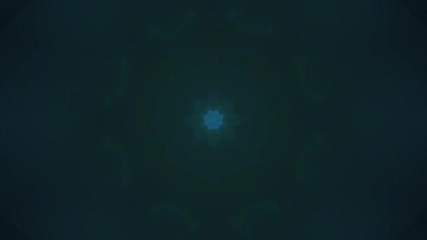 Mandala fractal organique, éléments irisés pour vidéos club.