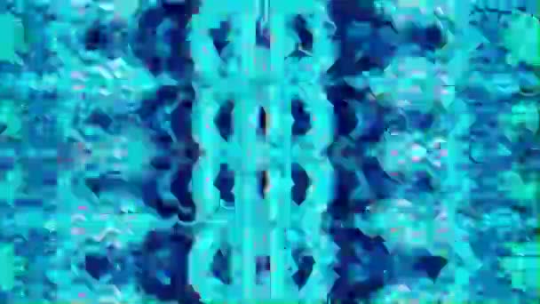 Dijital zarif dinamik fütürist holografik arkaplan. — Stok video