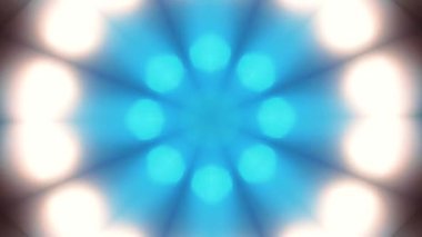 Psikedelik geometrik mandala, kulüp videoları için canlı hareket grafiği.