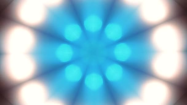 Mandala géométrique psychédélique, motion graphic vibrant pour vidéos club.