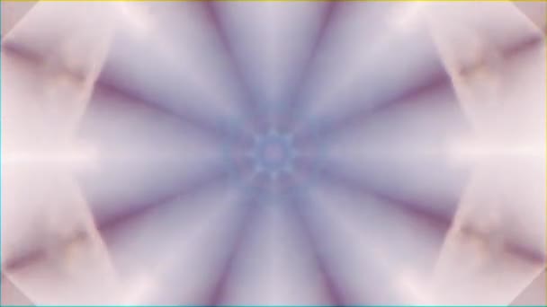 Ornements fractaux organiques, animation colorée pour les spectacles de méditation. — Video
