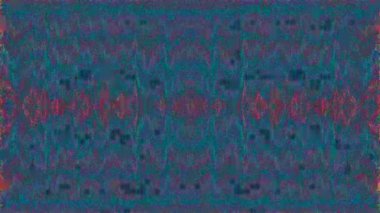 Karışık renkli veri hatası neon siber punk parıltılı arkaplan. 