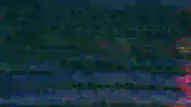 Multicolore glitch imitation lumière fuite arrière-plan holographique. Images de boucle .