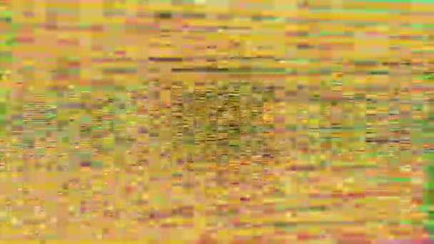 Astratto glitch imitazione luce fuoriesce sfondo olografico. Effetto surrealista . — Video Stock