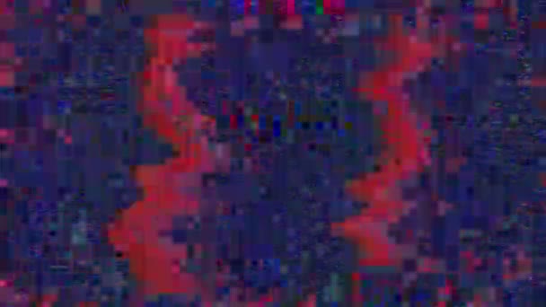 Kolorowe vintage cyberpunk marzycielski blask tła. — Wideo stockowe