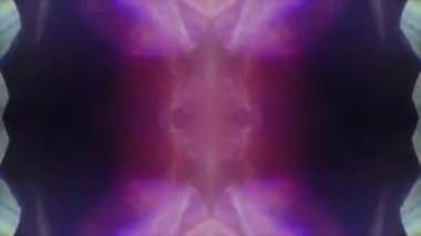 Çok renkli geometrik bilim kurgu rüya gibi yanardöner arka plan.