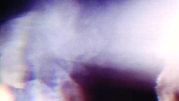 色彩斑斓的动态怀旧迷幻的科特迪瓦背景. — 图库视频影像