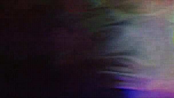 マルチカラーのヴィンテージ未来的なファッション虹色の背景。創造的な変換.. — ストック動画
