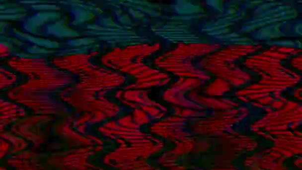 Lebendiger psychedelischer neonfarbener Cyberpunk-Hintergrund. — Stockvideo