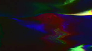 Karışık renkli veri arızası neon bilim kurgu parıldayan arkaplan. 