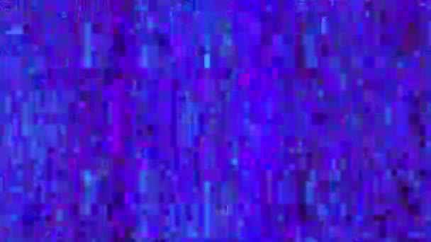 Різнокольоровий динамічний кіберпанк психоделічний мерехтливий фон . — стокове відео