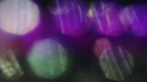 Abstracte kleurrijke lens fakkels. Geweldige lichtovergangen. Lichtstralen pulsen in het donker. Ideaal voor professioneel webproject. — Stockvideo