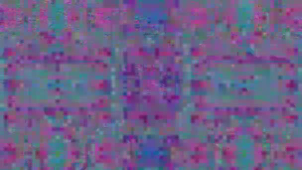 Luxury holographic texture. Glitch imitation, Psychedelic computer graphic. — Stock Video