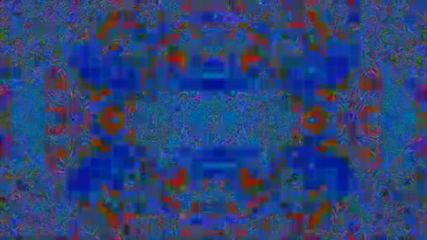 Données de couleur mélangée glitch géométrique nostalgique fond chatoyant. 