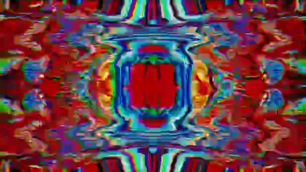 Kaléidoscope vintage nostalgique élégant fond holographique. Mélange de données informatiques corrompu. 