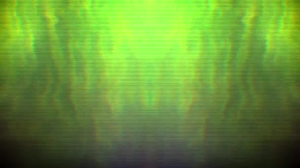 Lumière colorée brise à travers un morceau de verre. Fond irréaliste chatoyant.