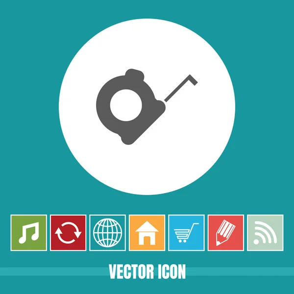 Very Useful Vector Icon Inch Tape Bonus Icons Very Useful — Stock Vector