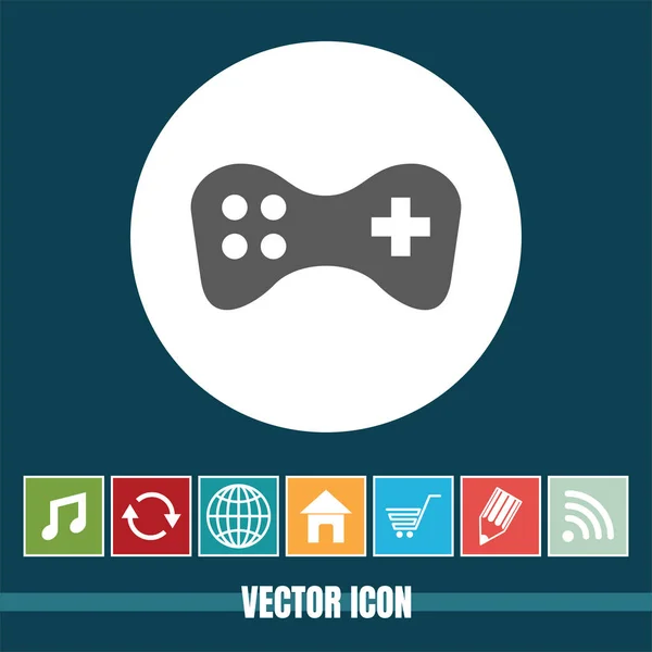 Icône Vectorielle Très Utile Joystick Avec Des Icônes Bonification Très — Image vectorielle