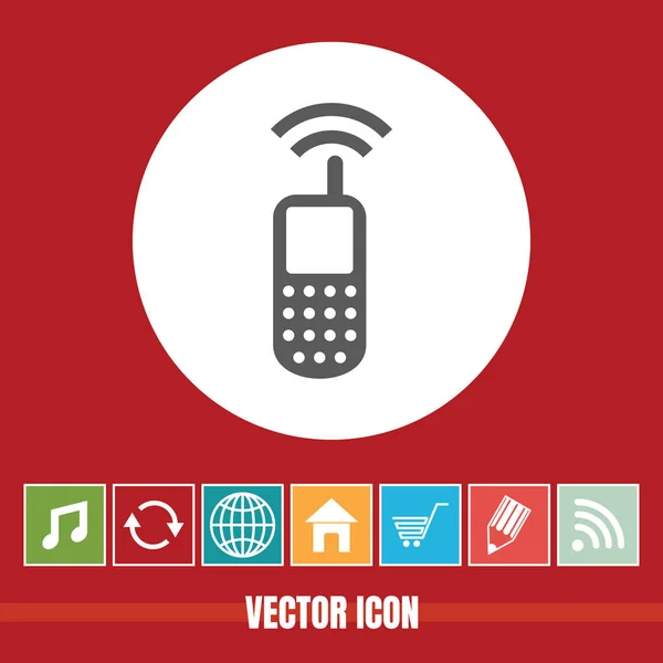 Very Useful Vector Icon Mobile Phone Bonus Icons Very Useful — Stock Vector