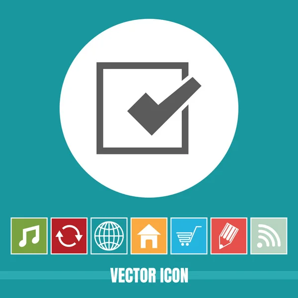 Muy Útil Vector Icono Chequeado Con Iconos Bonificación Muy Útil — Vector de stock