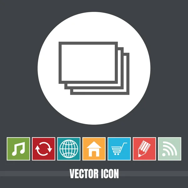 Sehr Nützliches Vektor Symbol Der Foto Liste Mit Bonussymbolen Sehr — Stockvektor