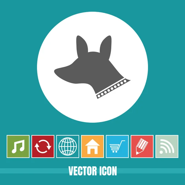 Sehr Nützliches Vektor Symbol Des Hundes Mit Bonussymbolen Sehr Nützlich — Stockvektor
