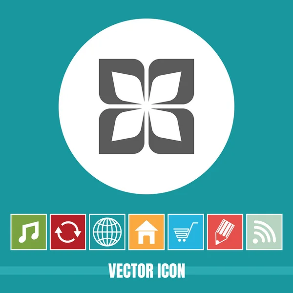 Very Useful Vector Icon Floral Design Element Bonus Icons Very — Stock Vector