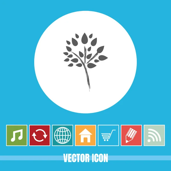 Very Useful Vector Icon Tree Bonus Icons Very Useful Mobile — Stock Vector