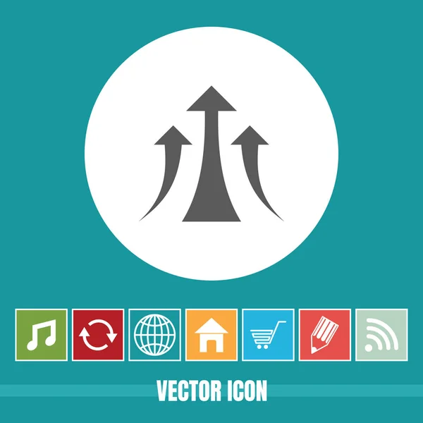 Very Useful Vector Icon Growth Arrow Bonus Icons Very Useful — Stock Vector