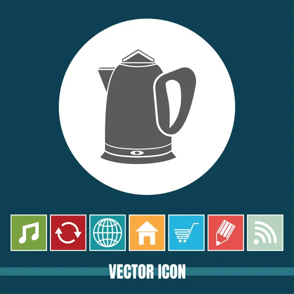 Very Useful Vector Icon Kettle Bonus Icons Very Useful Mobile — Stock Vector