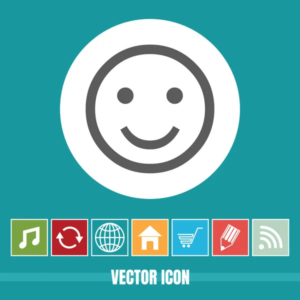 Ícone Muito Útil Vetor Smiley Emoji Com Ícones Bônus Muito — Vetor de Stock